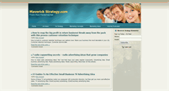 Desktop Screenshot of mavericksmallbusinessmarketing.com